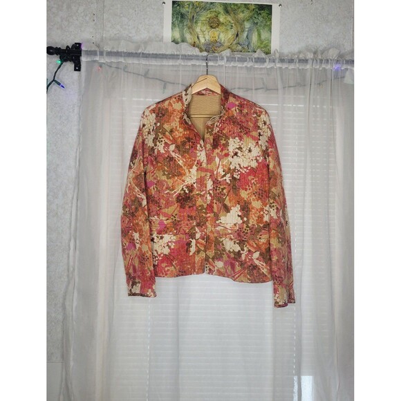 Sigrid Olsen jacket silk women's size large - Picture 4 of 4